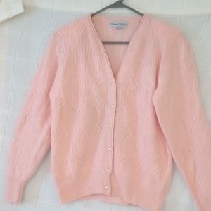 LambsWool-Angora Cardigan, Vintage, Sz 6, NWOT